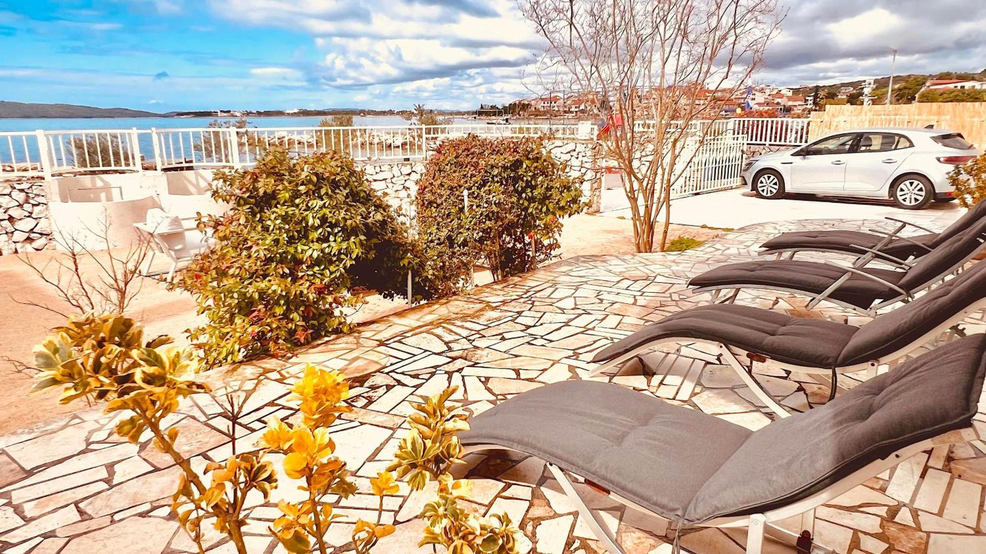 Luxury Beach Villa W Sea Sunset Views Sibenik Exterior photo